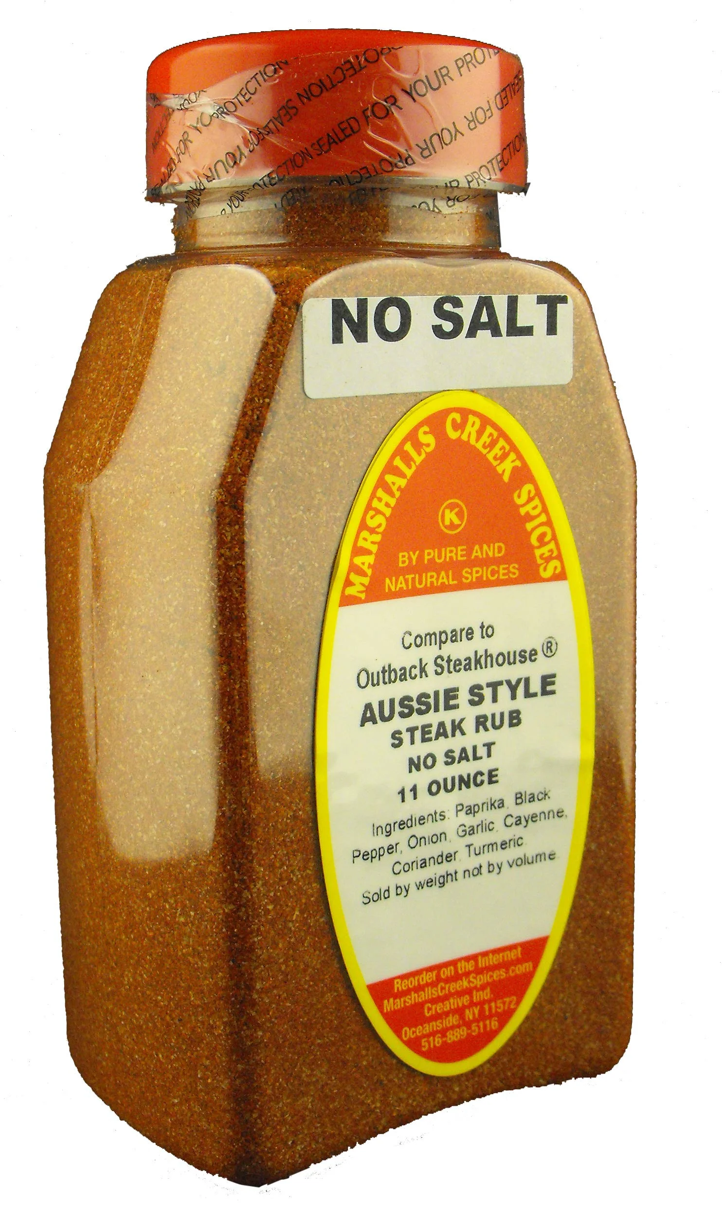 Marshall’S Creek Spices Outback Steakhouse Seasoning, No Salt, 11 Ounce