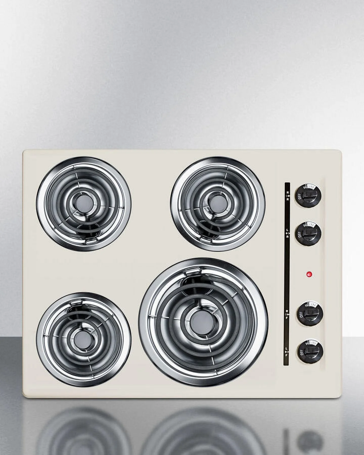SUMMIT SEL03 24 Wide 4-burner Coil Cooktop