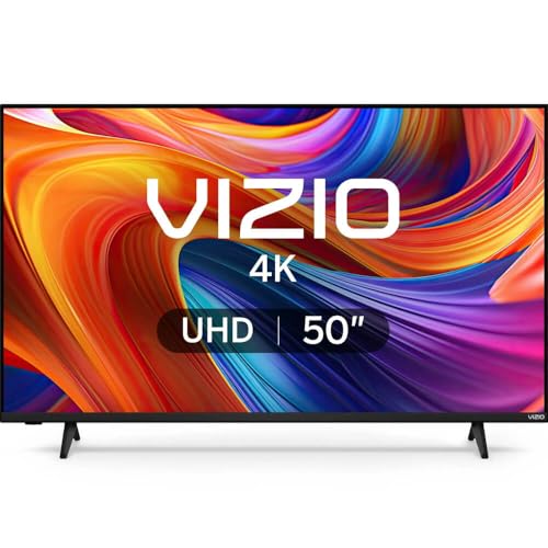 VIZIO 50 Inch V Series 4K UHD LED HDR Smart TV Bluetooth Compatible with Dolby Vision HDR/HDR10+, HDMI VRR, DTS Virtual X and WiFi 6 Dual-Band (V4K50M-0809)