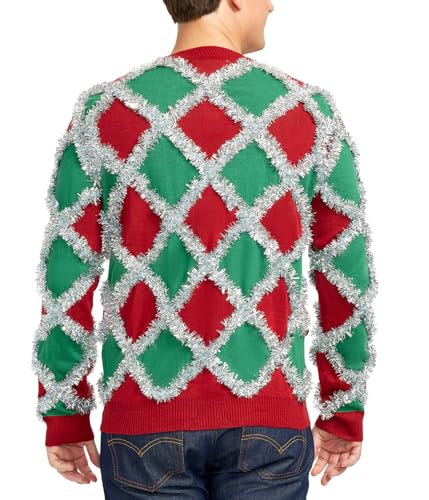 Tipsy Elves Ugly Christmas Sweaters for Men - Colorful and Funny Men's Christmas Sweaters - Hilarious Holiday Pullovers