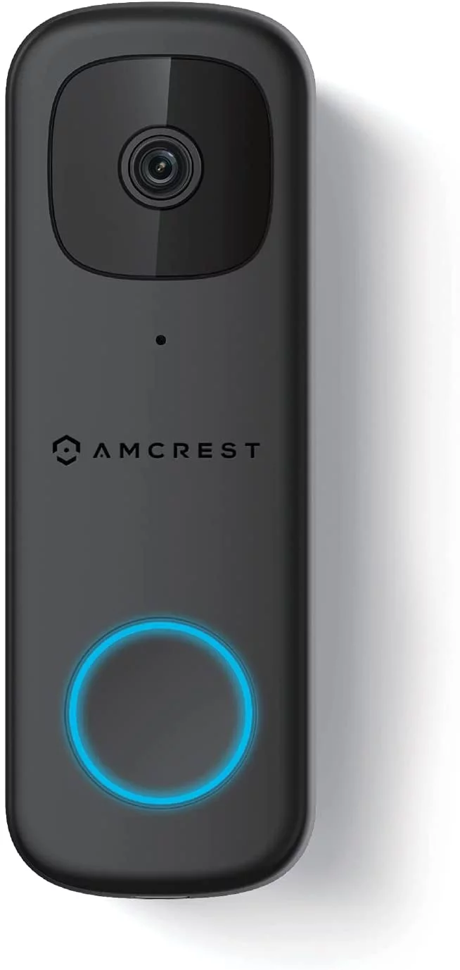 Amcrest 4MP Video Doorbell Camera Pro, Outdoor Smart Home 2.4GHz and 5GHz Wireless WiFi Doorbell Camera, Micro SD Card, AI Human Detection, IP65 Weatherproof, 2-Way Audio, 164º Wide-Angle AD410 (Used)