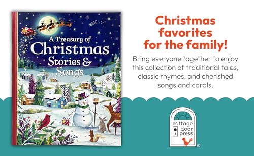 A Treasury of Christmas Stories and Songs - Children's Holiday Hardcover Treasury Book