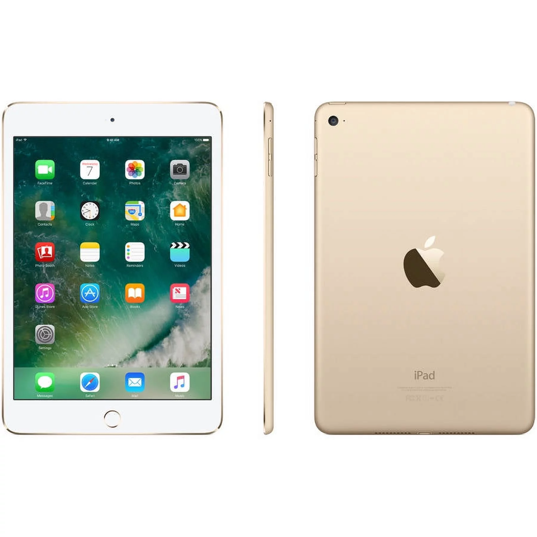 Restored MK9Q2LL/A Apple iPad Mini 4 128GB Gold (Refurbished)