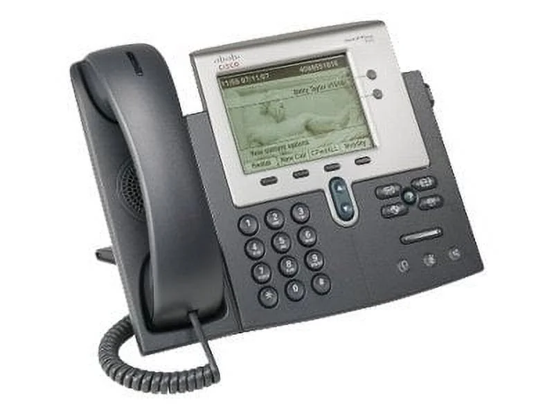 Cisco Unified IP Phone 7942G - VoIP phone - SCCP, SIP - silver, dark gray (pack of 8)