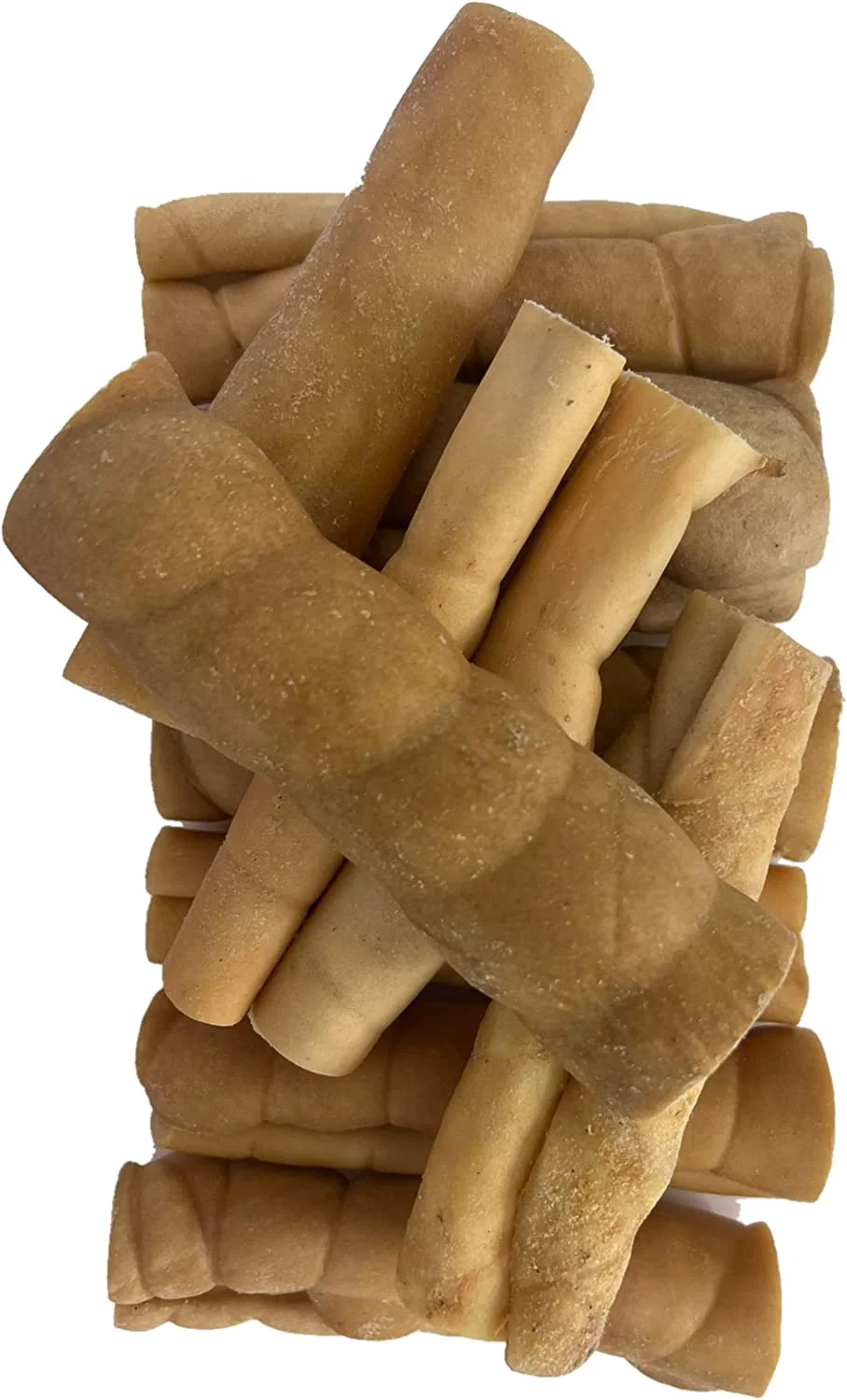 Beef Cheek Rolls (10 Count) - Chew Stick for Dogs 6 inches - Retriever Beef Cheek Roll Chew Stick by 123 Treats