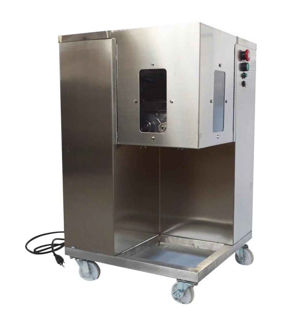 PreAsion Shredded Meat Cutting Machine Commercial Double Motor Slicer 4mm Blade Qsj-A Processing capacity:500kg/h