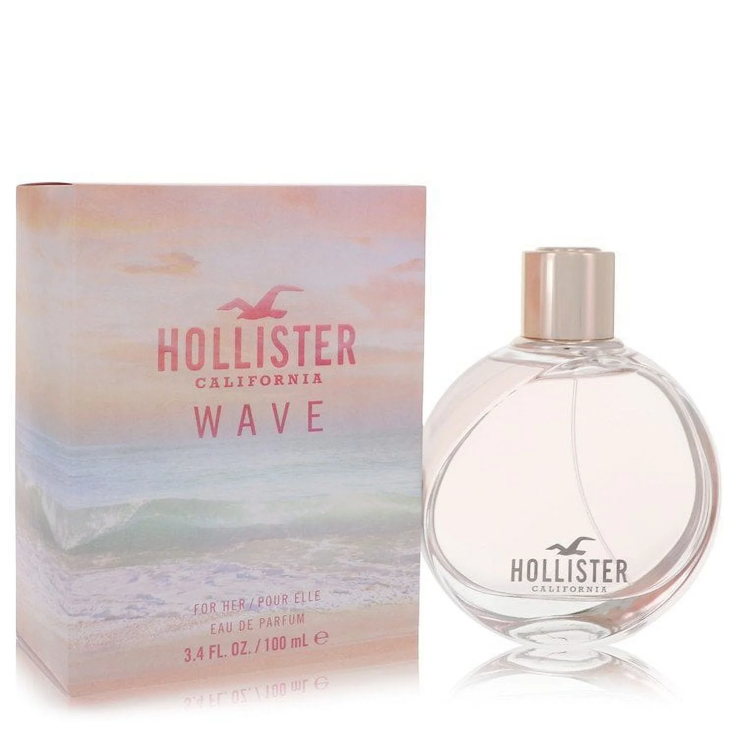 Hollister Wave Eau De Parfum Spray - Fruity, Floral - Indulge in Youthful Essence