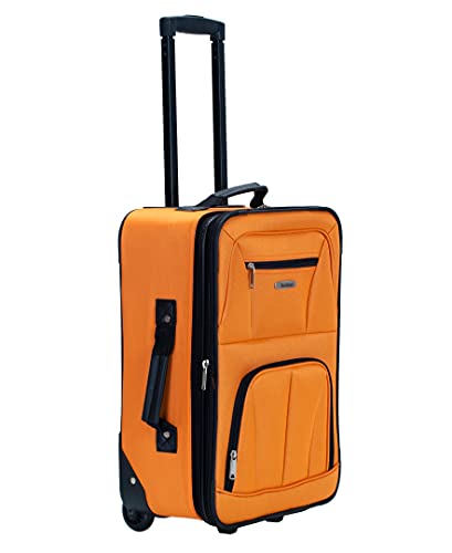 Rockland Fashion Expandable Softside Upright Luggage Set, Charcoal, 2-Piece (14/19)
