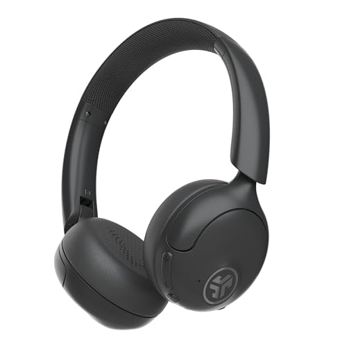 JLab Go Lux ANC Wireless Headphones, Graphite, Hybrid Active Noise Cancelling, Premium On-Ear Bluetooth Headset, Customizable Sound, Be Aware Mode, Cloud Foam Comfort, Multipoint Connection