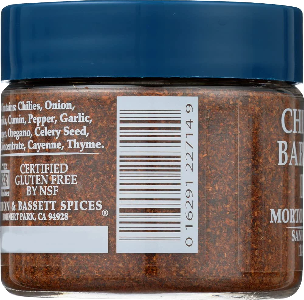 Morton & Bassett Chipotle BBQ Rub, 1.4 Ounces (Pack of 3)