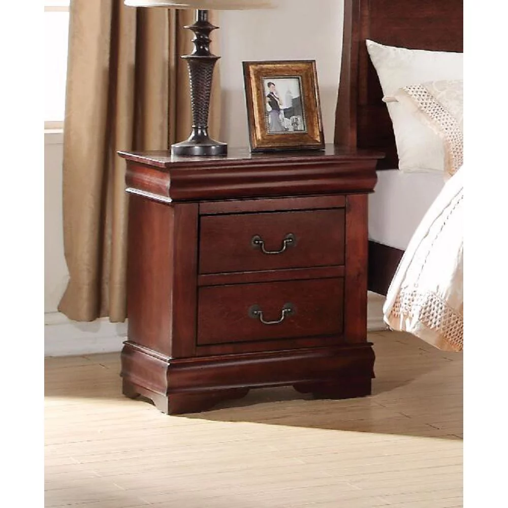 CoSoTower Louis Philippe Nightstand In Cherry 23753