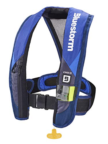 BLUESTORM Atmos 40 Automatic/Manual Inflatable PFD Life Jacket for Adults | US Coast Guard (USCG) Approved Life Vest