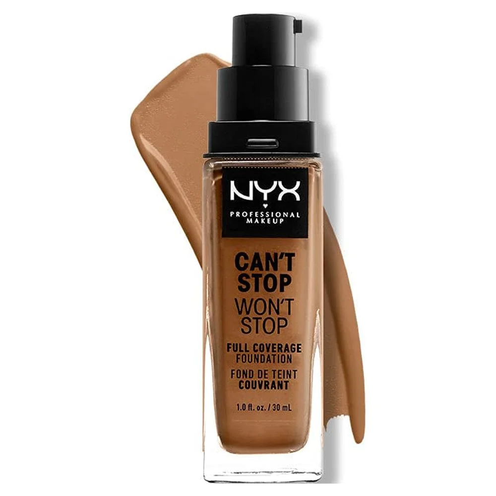 Nyx Professional Makeup Can,T Stop Won,T Stop Foundation, 24H Full Coverage Matte Finish - Honey