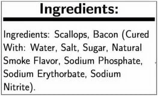 Cuisine Innovations Bacon Wrapped Scallop, 1 Ounce - 100 per case.
