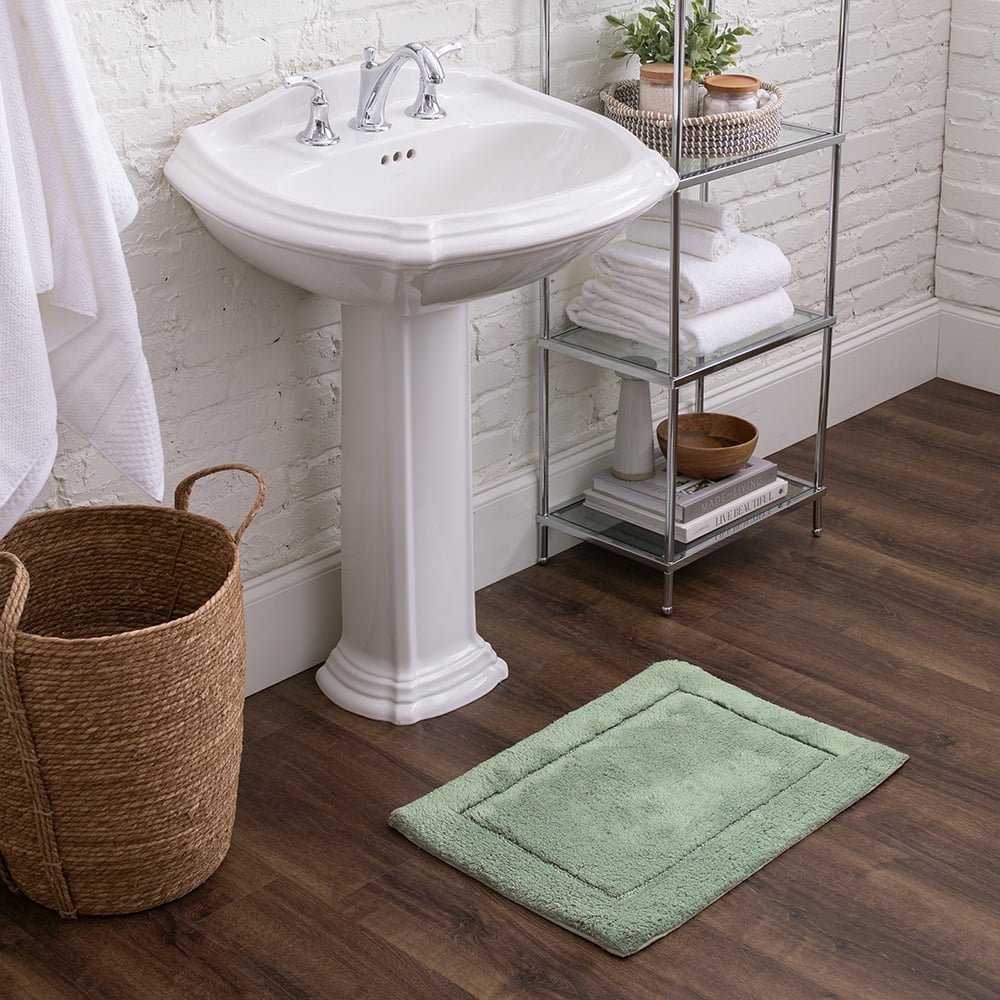 Mohawk Home Regency Cotton Bath Mat, Seaglass, 2' 3