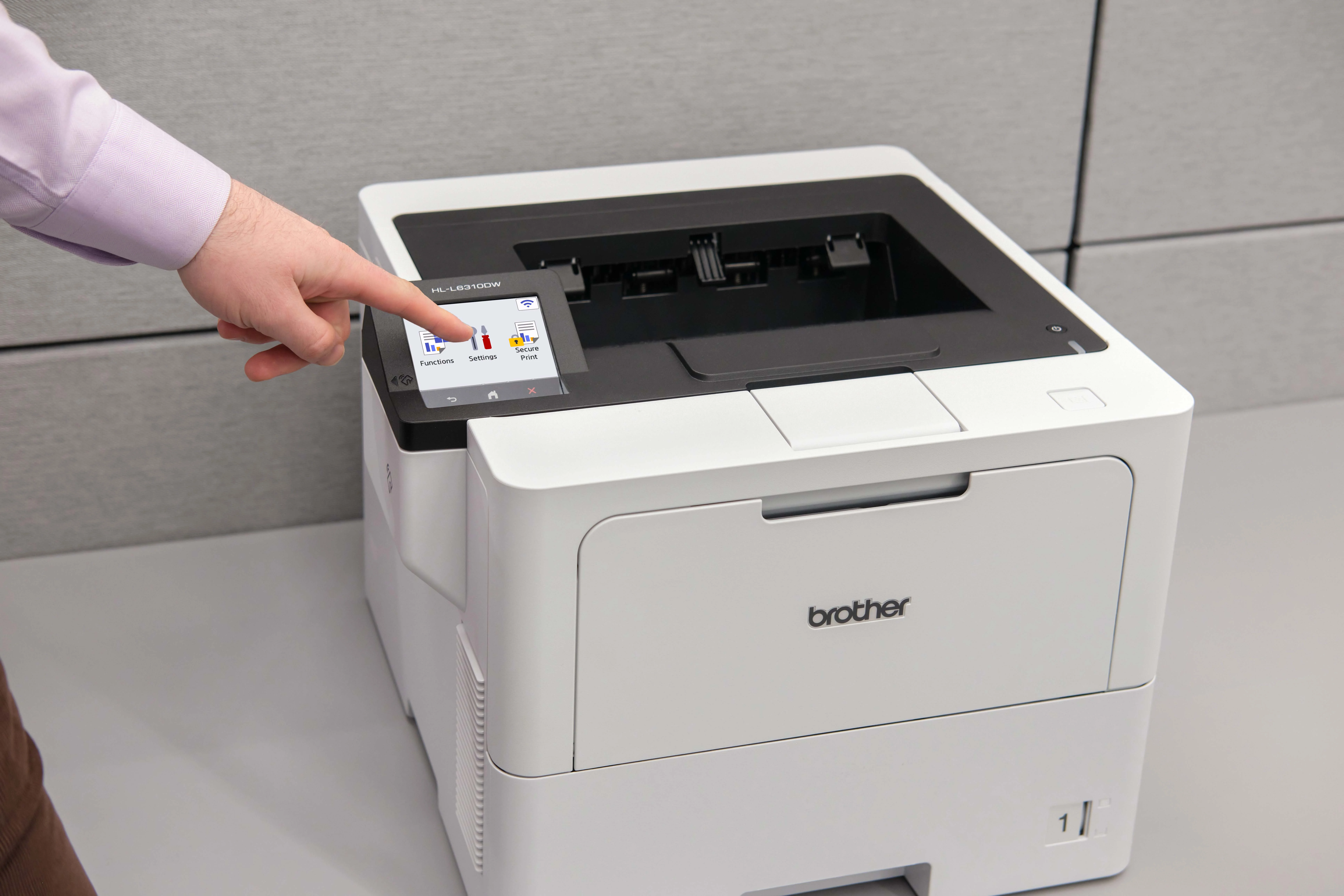 Brother HL-L6310DW Enterprise Monochrome Laser Printer