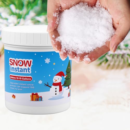 Instant Snow Fake Snow Powder Makes 14 Gallons of Artificial Snow Instant Snow Powder Instant Snow Packets Magic Snow for Cloud Slime Winter Decoration Holiday DIY Crafts Artificial Snow Play