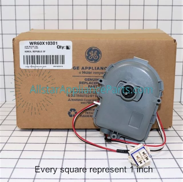 GE Refrigerator Freezer Fan Motor WR60X10301