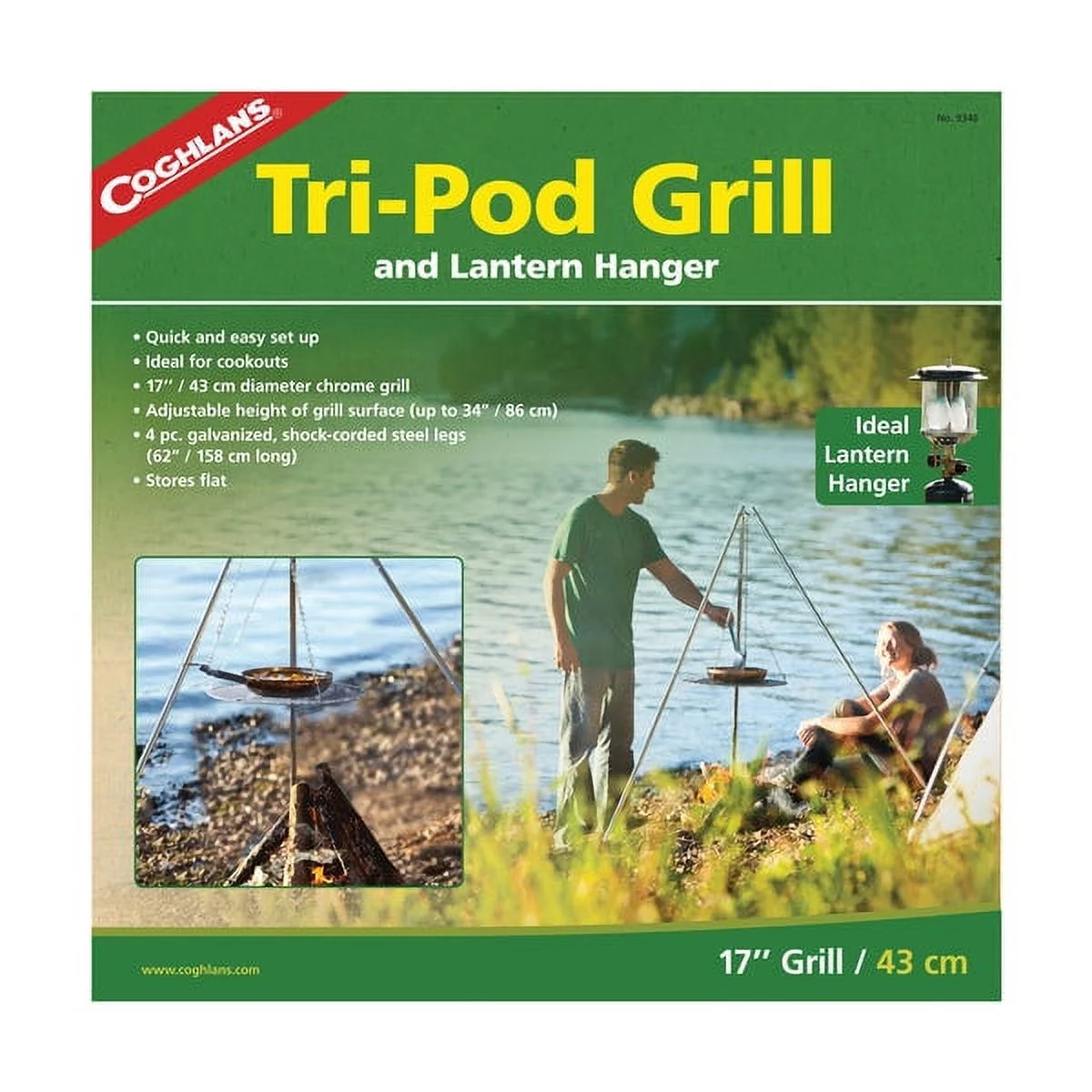 1 PC,Coghlan's 9340 Tri-Pod Grill, 17