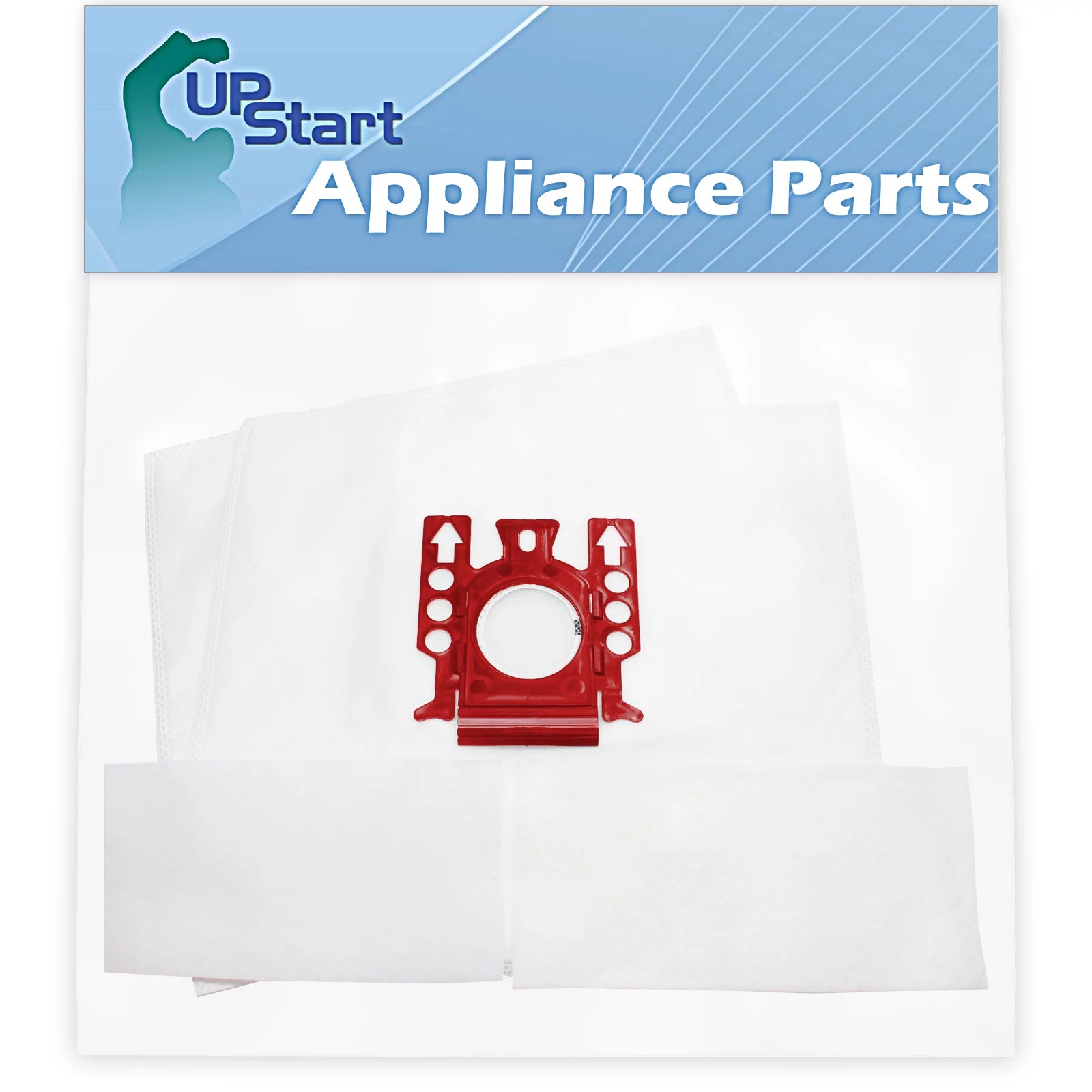 18 Replacement Miele S334i Vacuum Bags with 18 Micro Filters - Compatible Miele Type FJM Vacuum Bags (9-Pack, 2 Bags Per Pack)