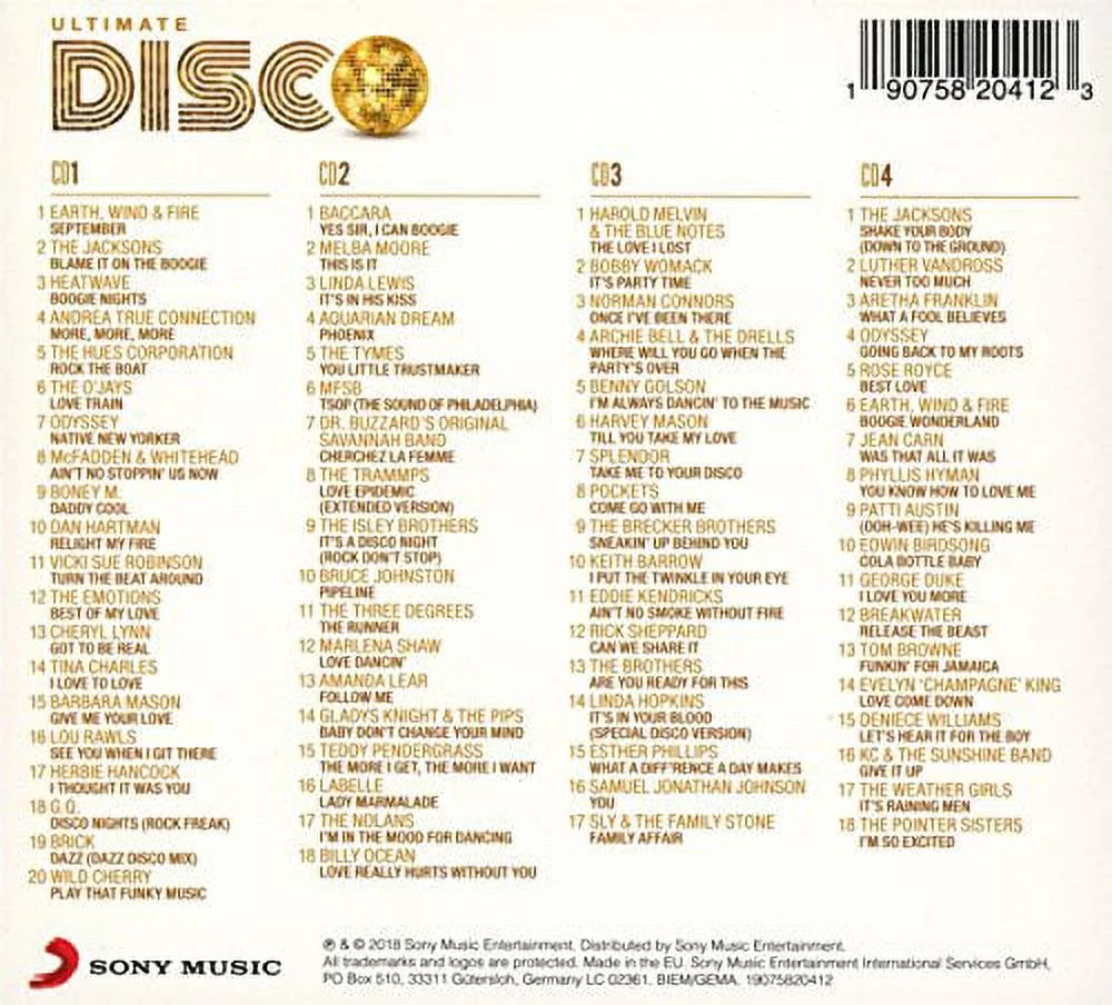 Various Artists - Ultimate Disco / Various - Electronica - CD