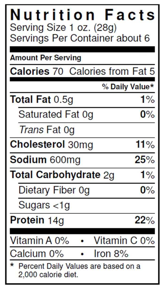 Wild Bill's Jumbo Bag Beef Jerky, Hickory Smoked, 6.5-Ounce 2 Pack Bulk