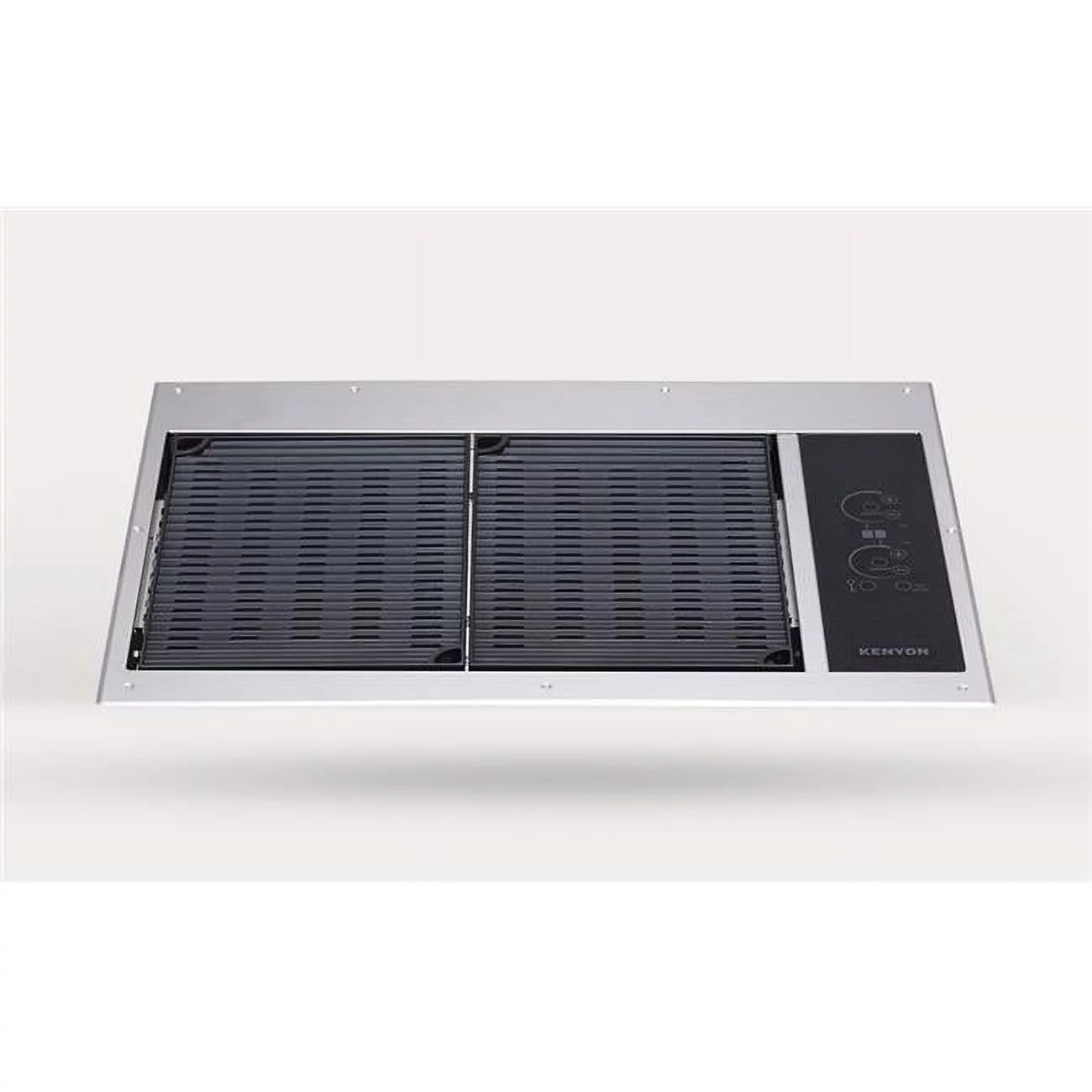 Kenyon B70406WH 240V Texan No-Lid Built-In Electric Grill without Mounting Holes UL