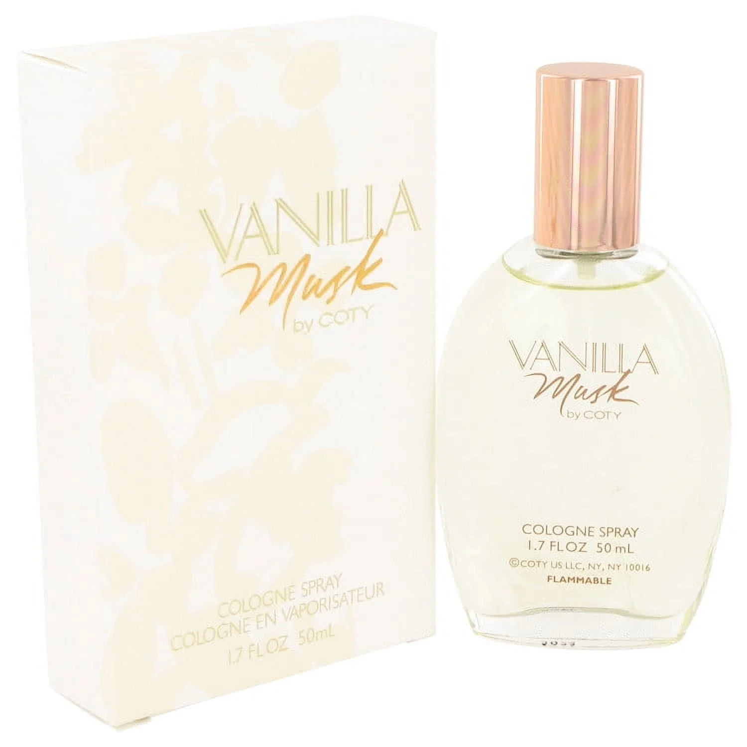 Vanilla Musk by Coty Cologne Spray 1.7 oz for Women