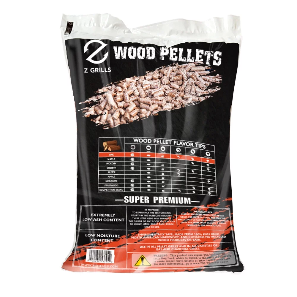 Z Grills Oak Wood Pellets 100% All-Natural Hardwood Oak Pellet Perfect for Pellet Smokers Outdoor Grills, 20lbs