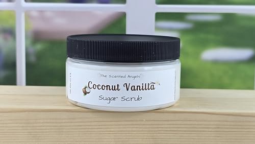 TSA Handmade Luxurious Holiday, Christmas Sugar Scrubs, Body Wash Exfoliator, Deep Clean, Spa, Skin Care, Dry Skin, Moisturizer, Scented, Women, Men, Gift, 6.5 oz Jar (Gingerbread)