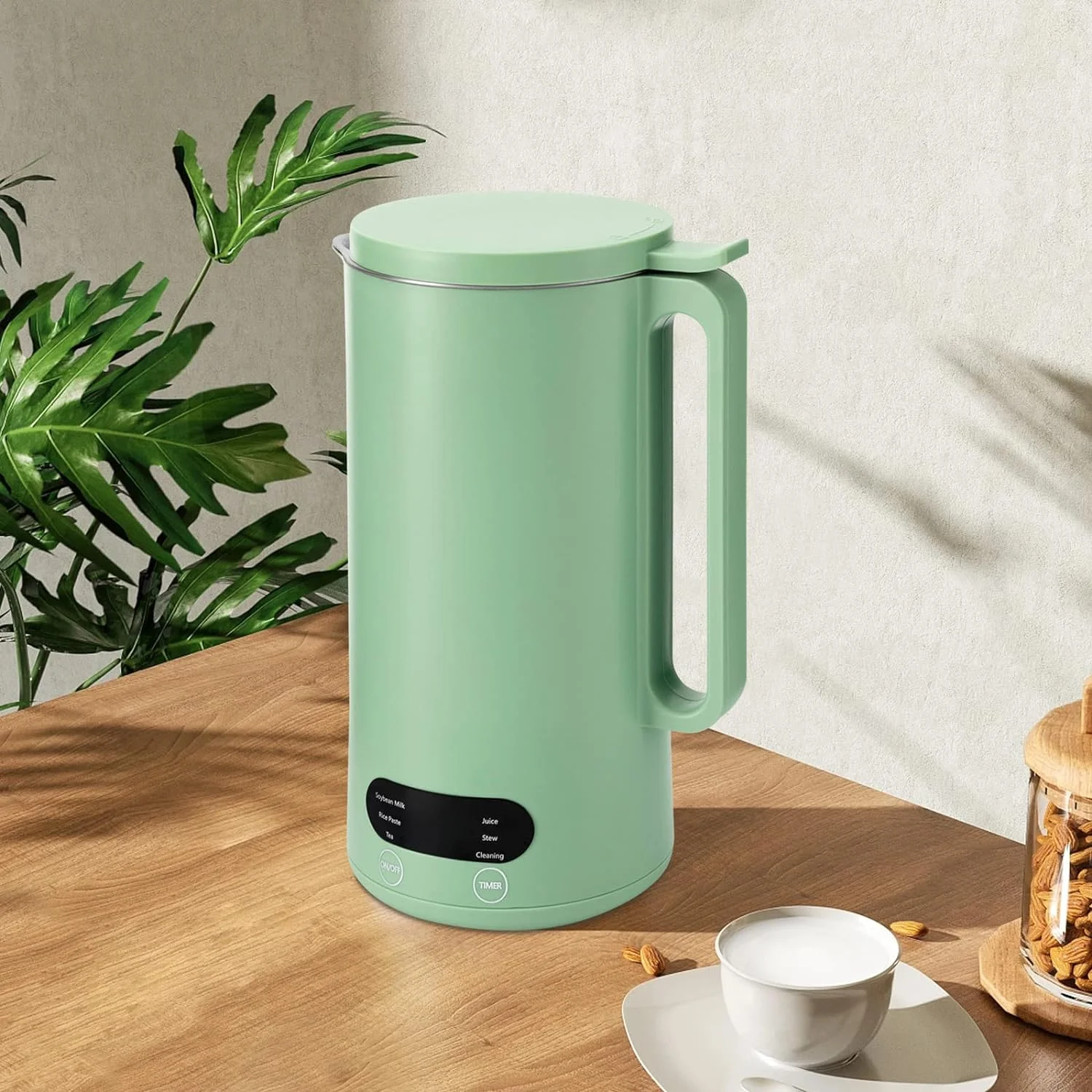 TFCFL Soymilk Maker 350mL Juicer Soy Milk Machine Stainless Steel Multi Cooker Mixer