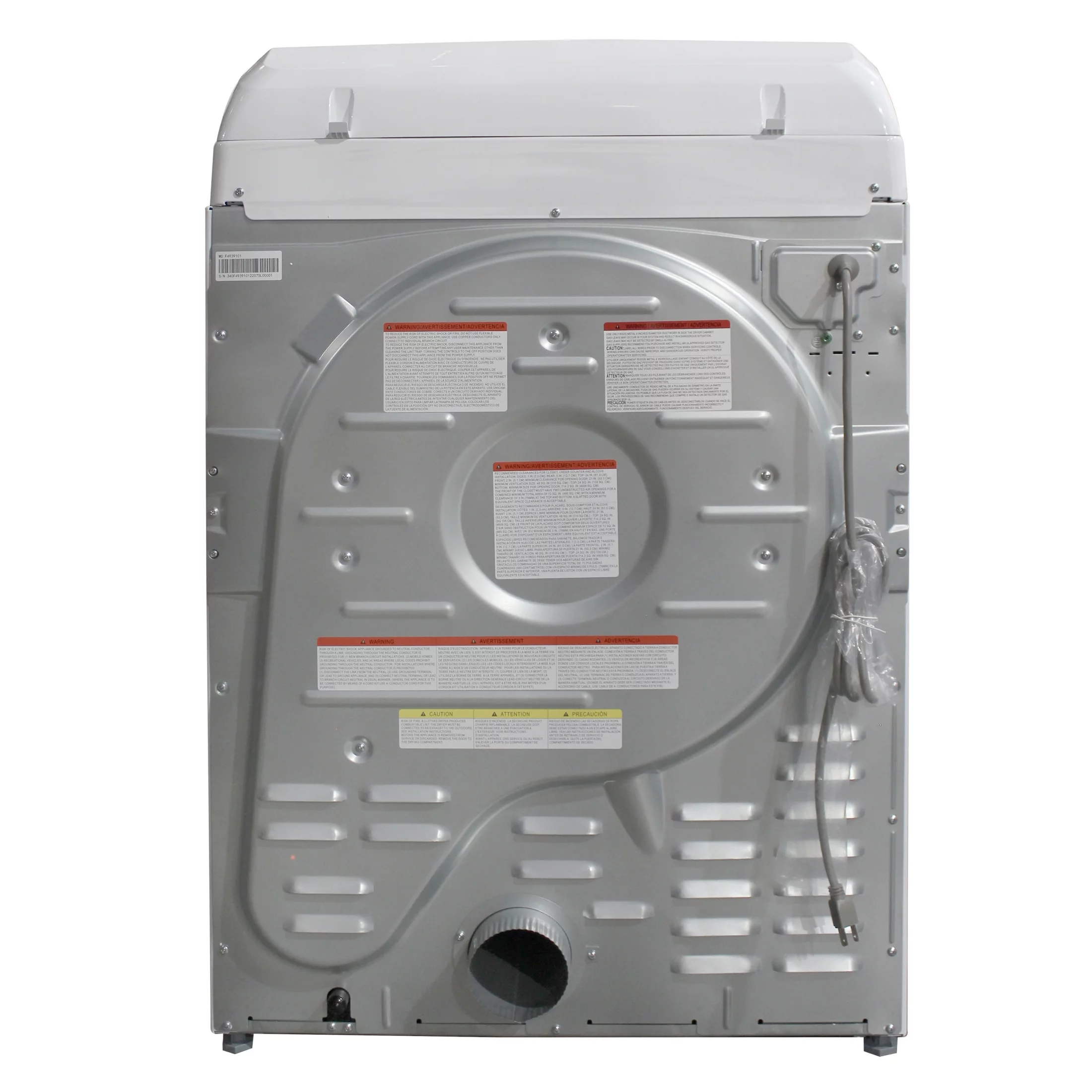 Avanti Front Load Electric Clothes Dryer, 7.0 Cu. ft. Capacity, Height: 42.1 in., in White (SED70D0W)