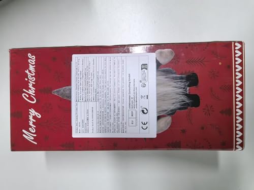 SdeNow Dancing Singing Rudolph Santa Red Nosed Reindeer Toy Tweaking Santa Claus Animated Musical Plush Santa Claus Doll