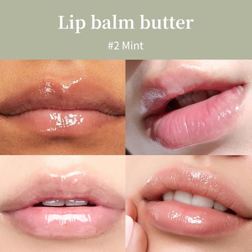 4 PCS Summer Special Lip Butter Balm - Ultra-Hydrating, Nourishing Lip Care with Natural Ingredients, Shea Butter & Olive Oil, Soothes & Softens Dry Lips (4PCS, 0.5 Fl Oz (Pack of 4))