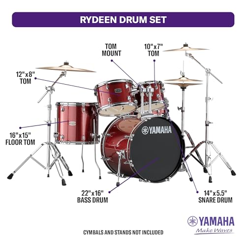 Yamaha Rydeen 5pc Shell Pack with 22