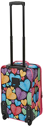 Rockland Fashion Expandable Softside Upright Luggage Set, Charcoal, 2-Piece (14/19)