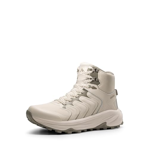 NORTIV 8 Women's Hiking Boots Waterproof with Arch Support Sneakers Walking Outdoor Comfortable Lightweight Boot Echo Mid