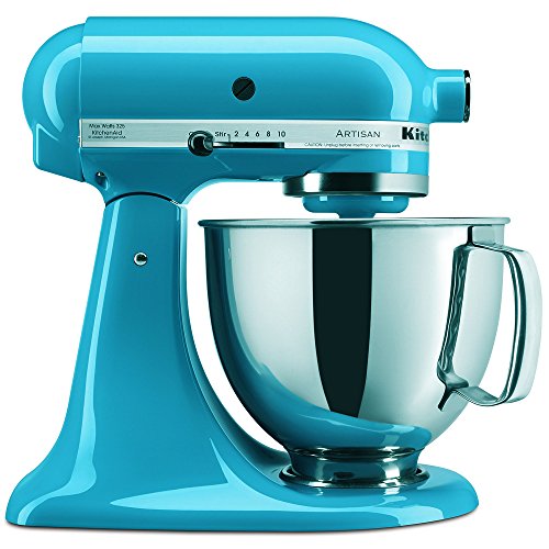KitchenAid KSM150PSTG Artisan Series 5-Qt. Stand Mixer with Pouring Shield - Tangerine