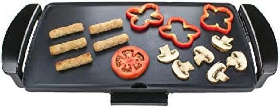 Nonstick Electric Griddle With Drip Pan, Black, One Size (TS819)