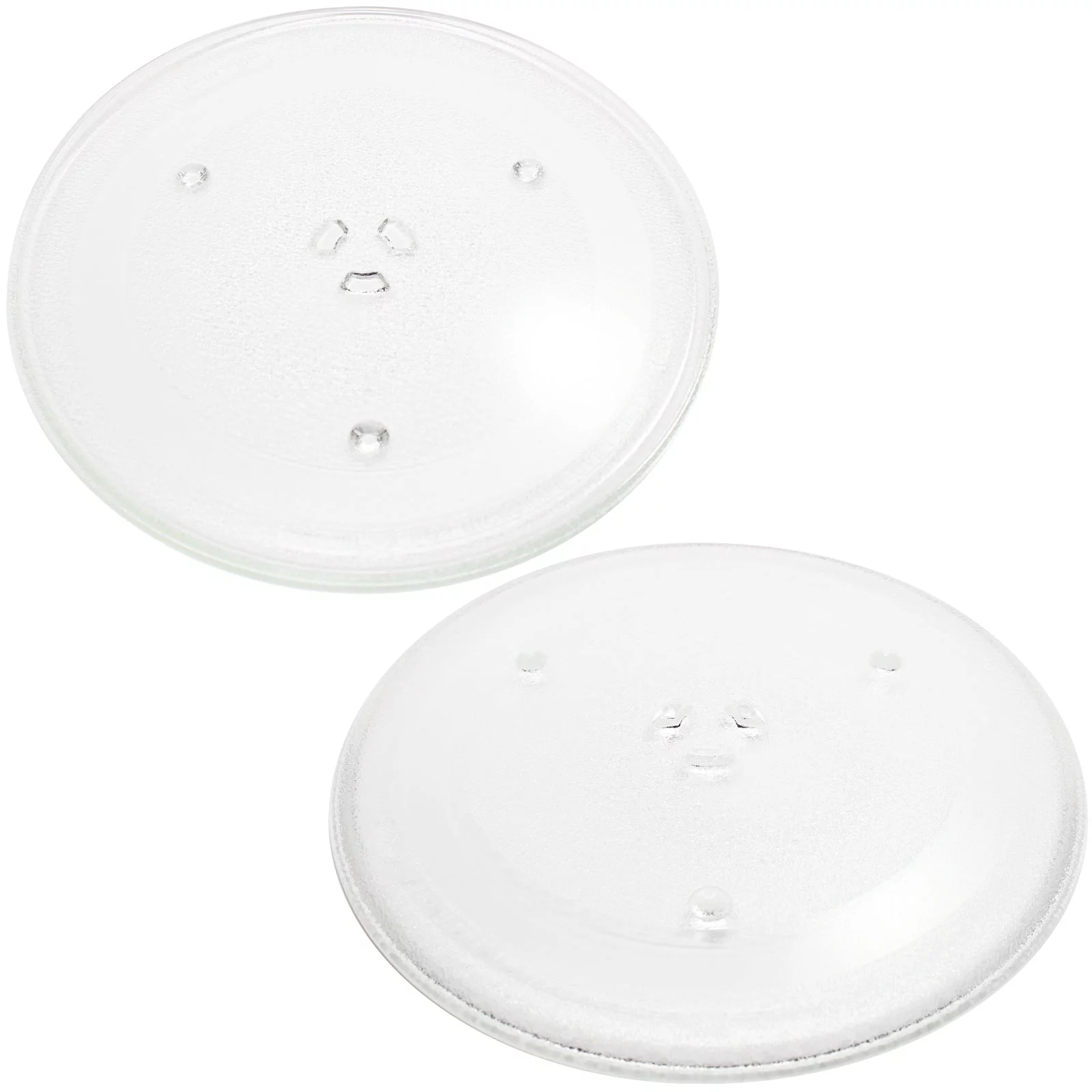 2-Pack Replacement General Electric / G.E. JVM1450WA01 Microwave Glass Plate - Compatible General Electric / G.E. WB39X10003, WB39X10002 Microwave Glass Turntable Tray - 12 1/2
