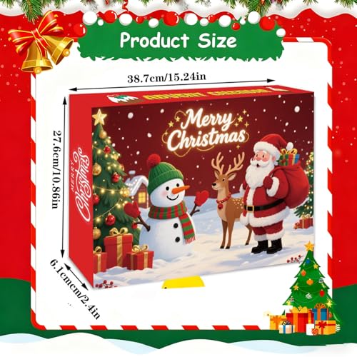 80PCS Christmas Fidget Toys Party Favors for Kids Advent Calendar 2025, Squishy Fidgets Sensory Toys for Autism, Advent Calendars 2025 for Grandkids Stocking Stuffers for Kids