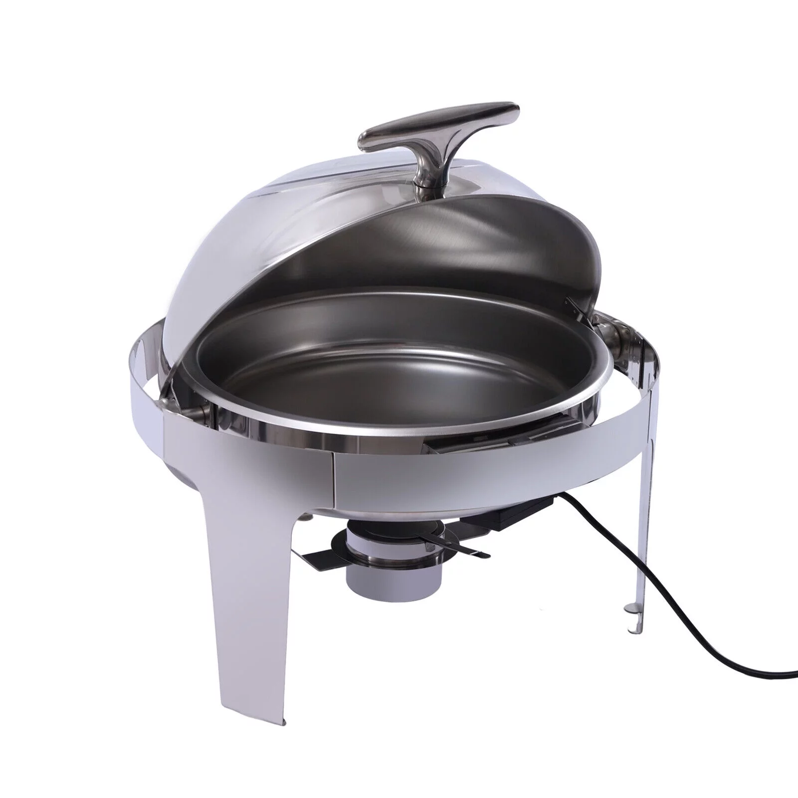DENEST 400W Chafing Dish Buffet Set 6L Chafing Dish Buffet Warmer Set W/ Rolling Lid