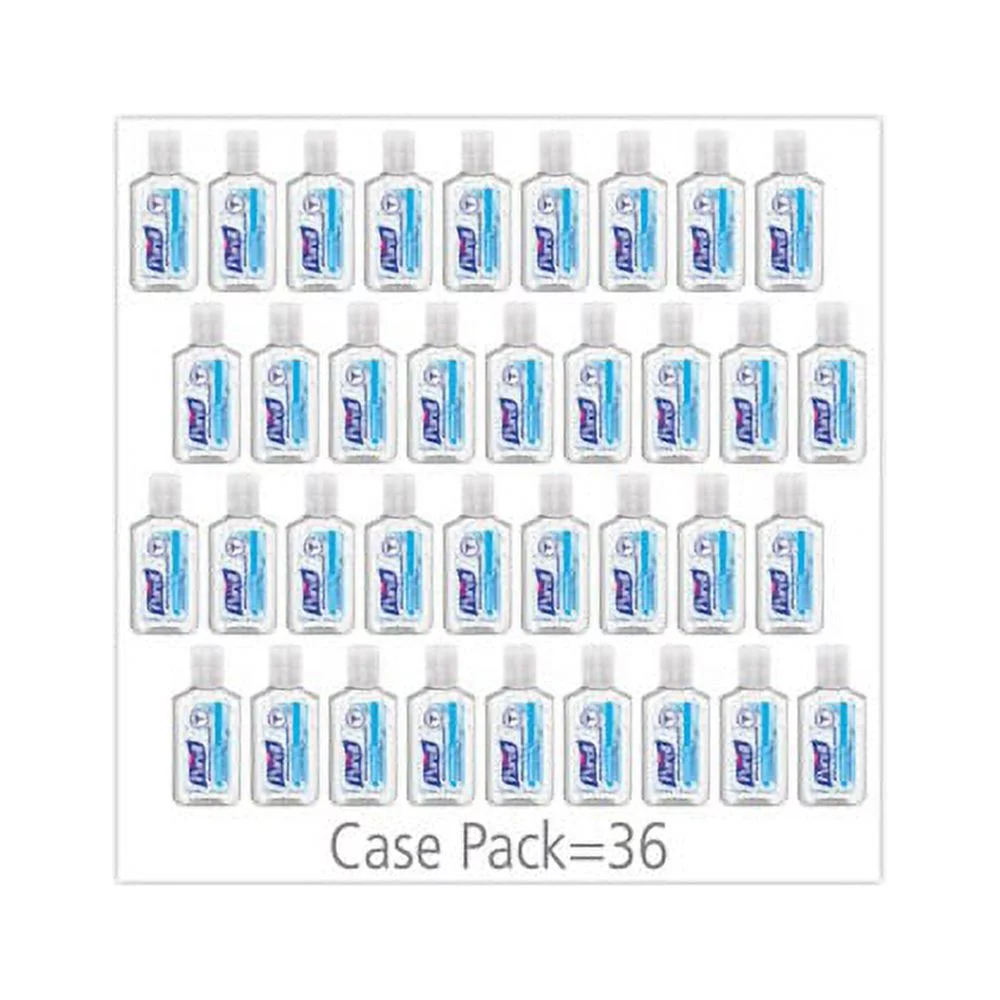 Advanced Refreshing Gel Hand Sanitizer Clean Scent, 1 oz Flip-Cap Bottle with Display Bowl, 36/Bowl
