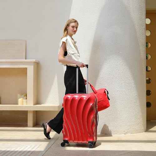 Carry On Luggage, Suitcases with Wheels, 2-Piece Set (20/24), ABS+PC Hardshell Luggage with Phone Holder, Carry On Suitcase with TSA Lock Spinner Wheels