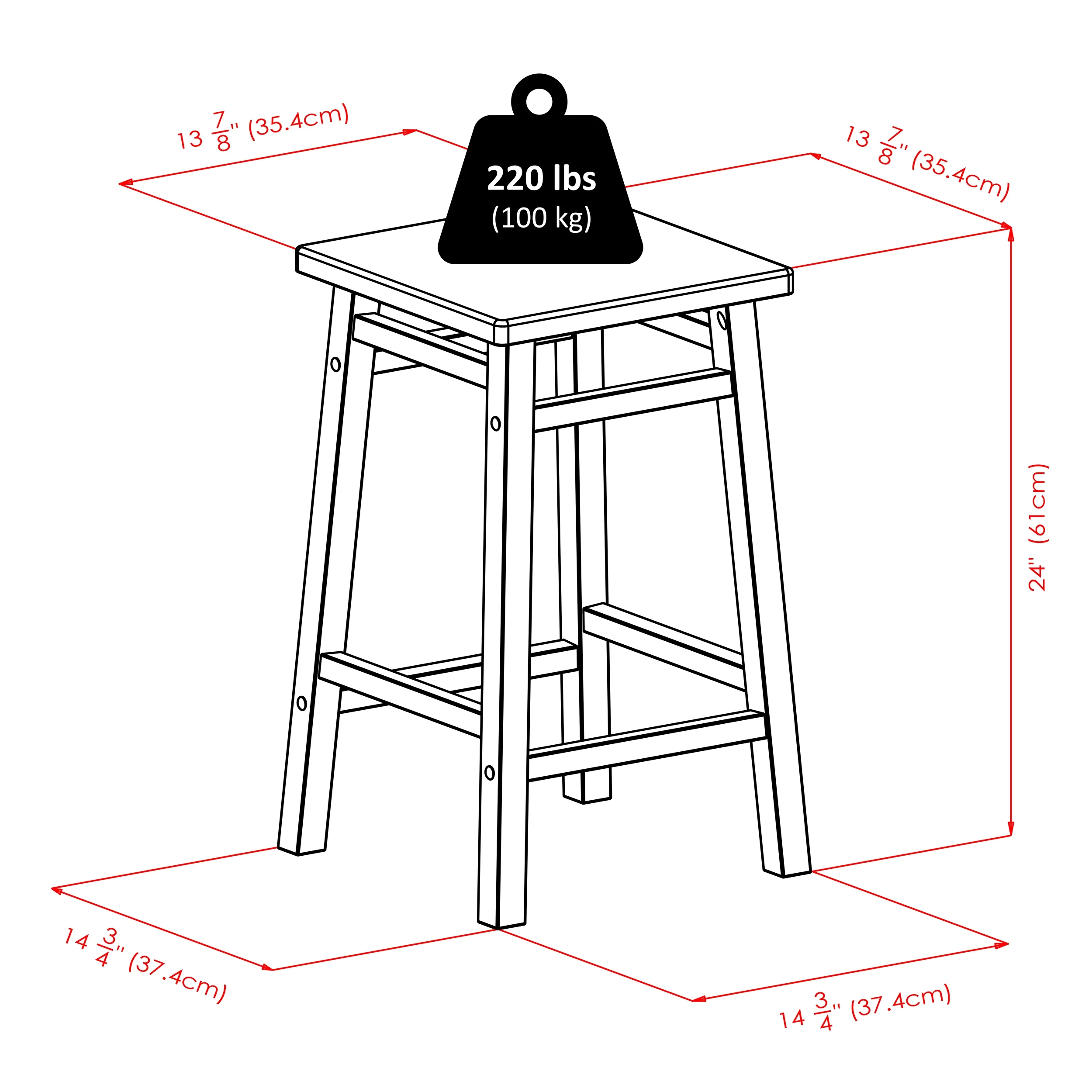 Winsome Wood Carter 24