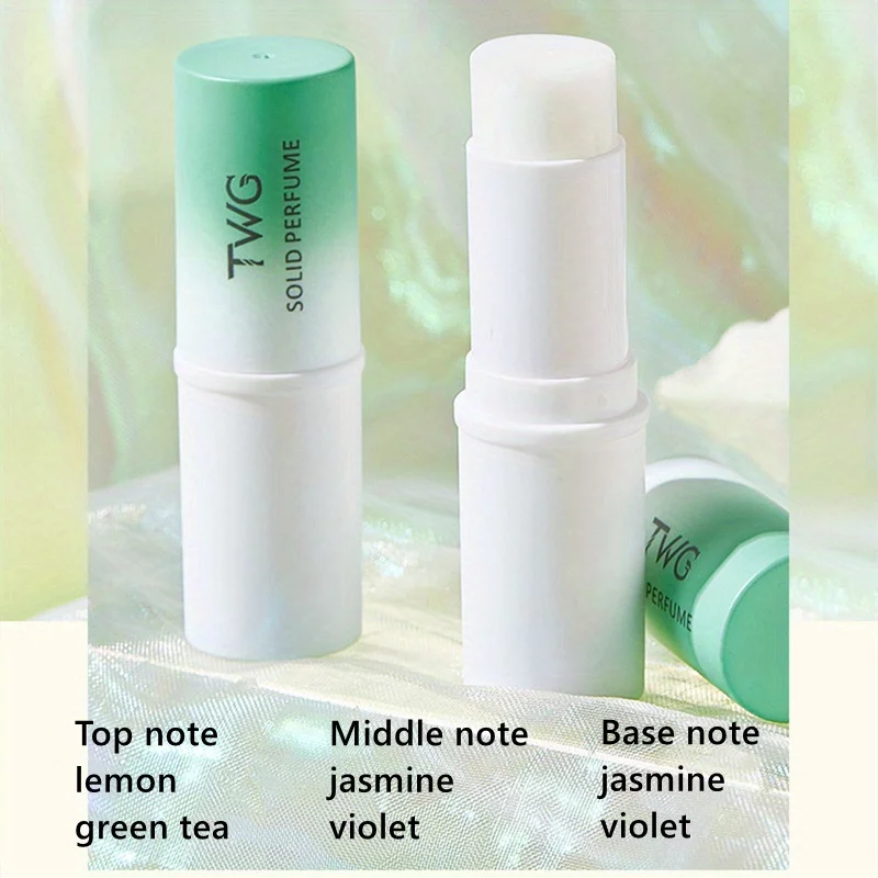 Long-Lasting Solid Perfume Balm Sets - Cedar/Jasmine Tea/White Peach Milk Cream/Oolong Scent - Portable Pocket Balm for Women & Men Daily Use