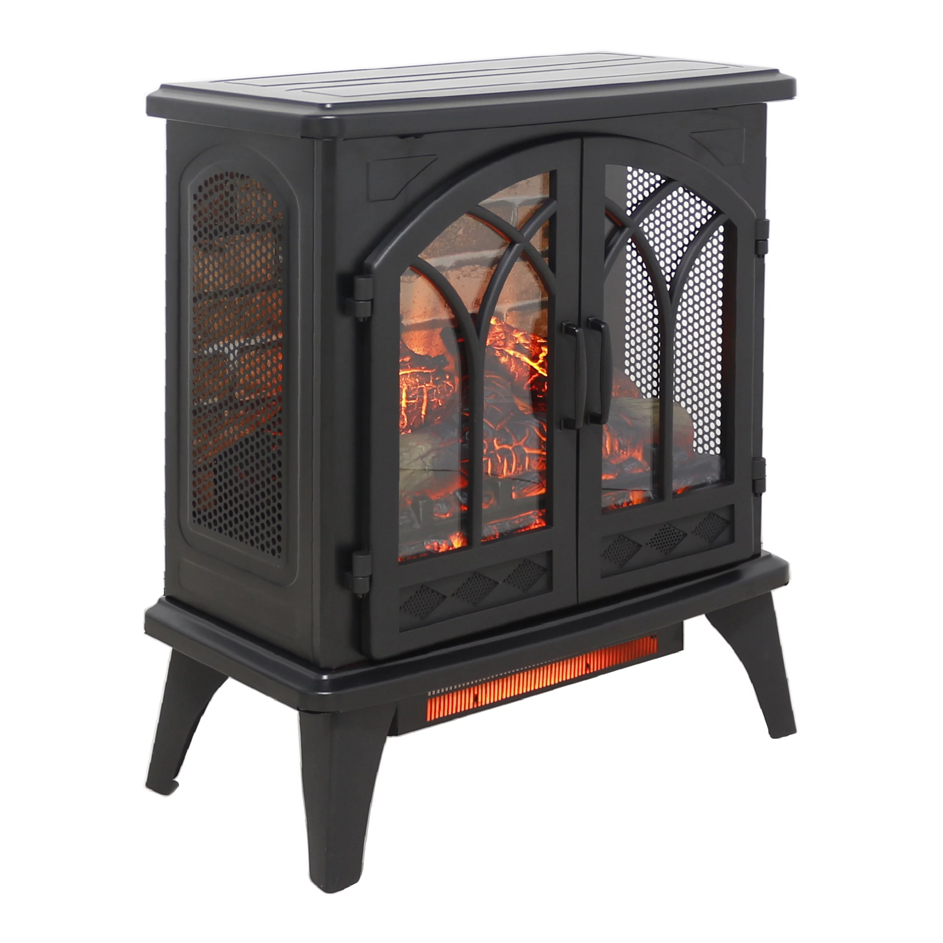 CoSoTower 24 Inch 3D Infrared Electric Stove with Remote Control