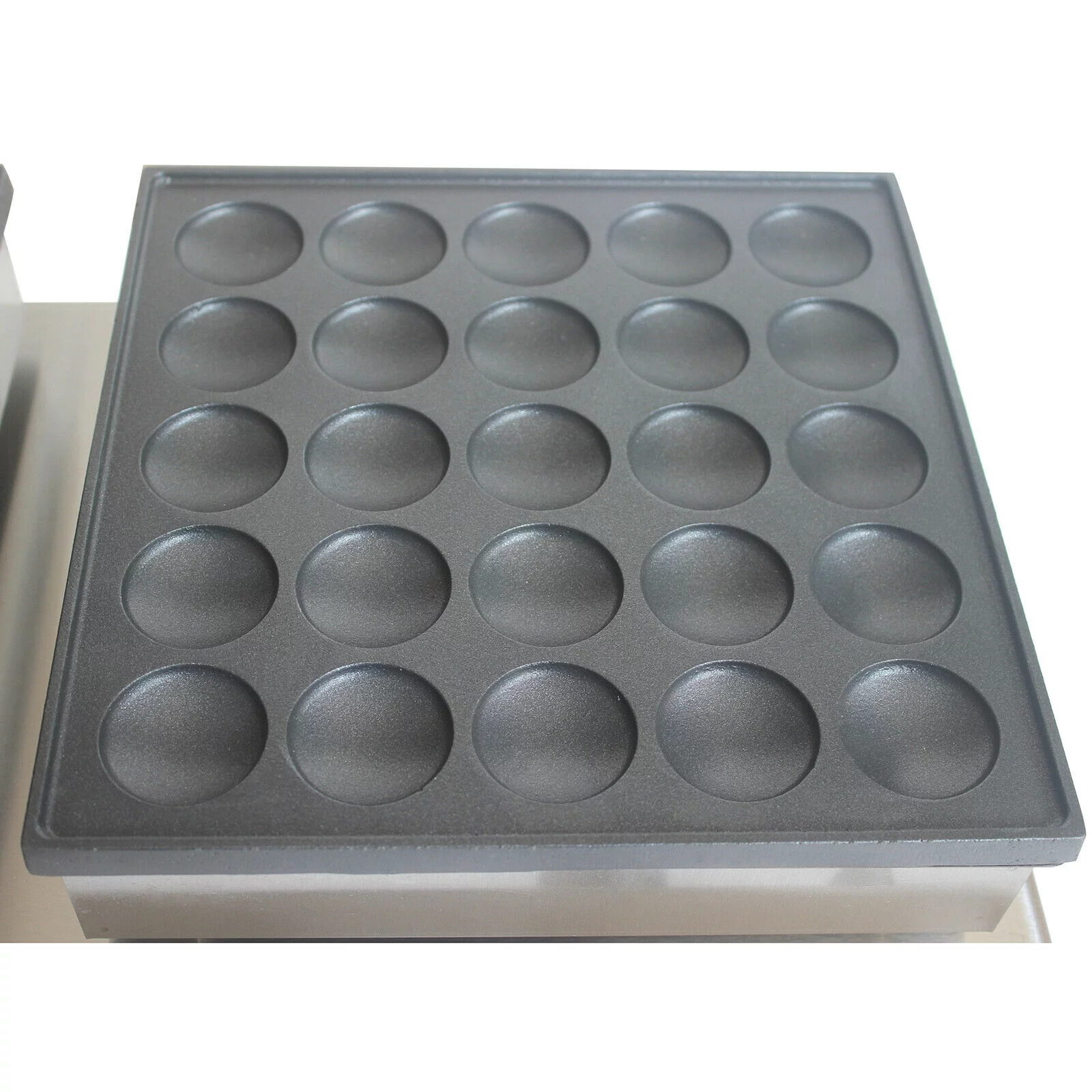 Mini 50PCS Dutch Pancake Baker Commercial Waffle Maker Machine 1.8in Nonstick Nonstick 110v Electric 50pcs 1.7