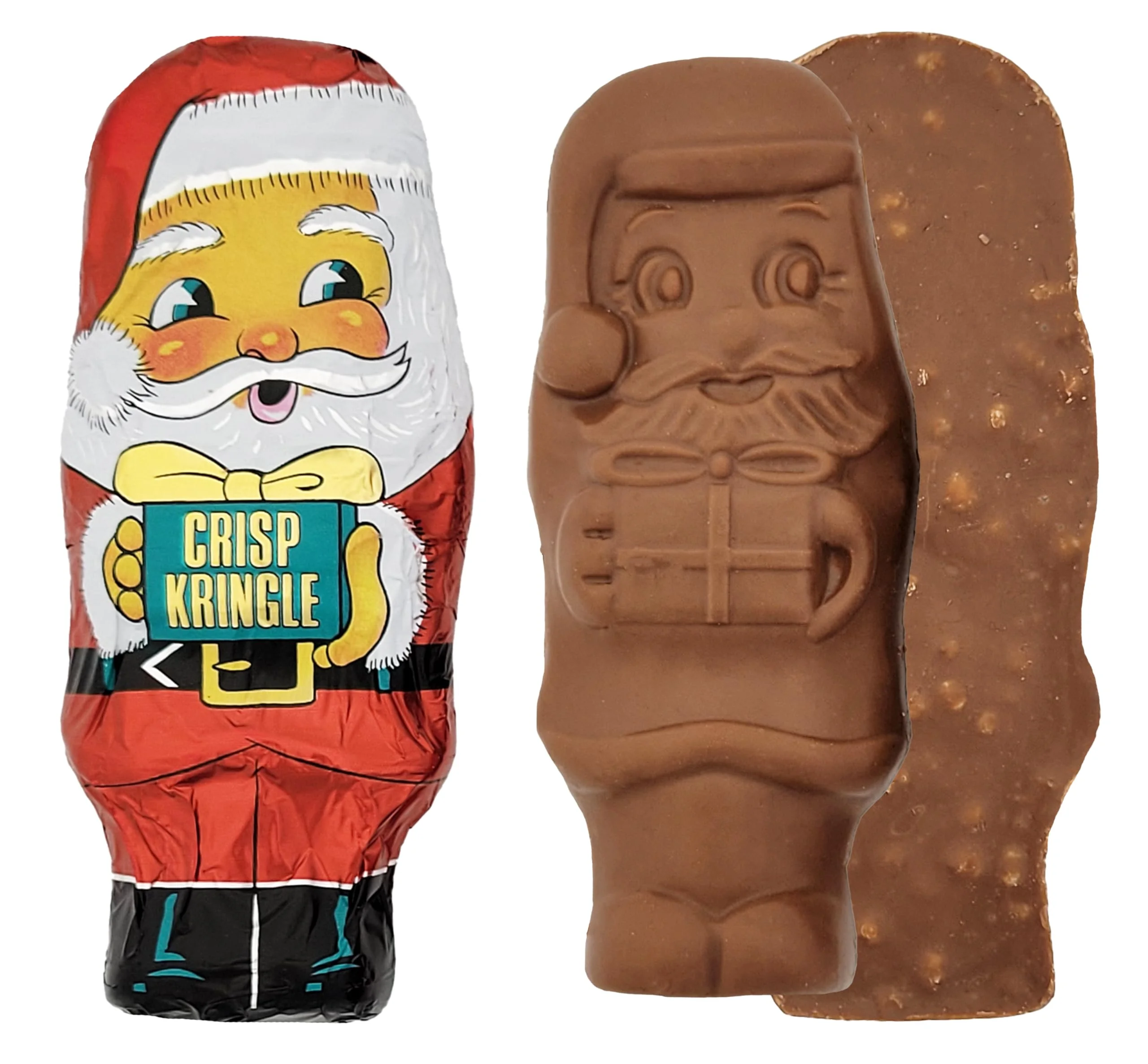 Christmas Milk Chocolate, Crisp Kringles Party Bag Fillers, Individually Wrapped Foils, Kosher Certified Dairy, Net. Wt. 3Oz (85G) (3-Pack)