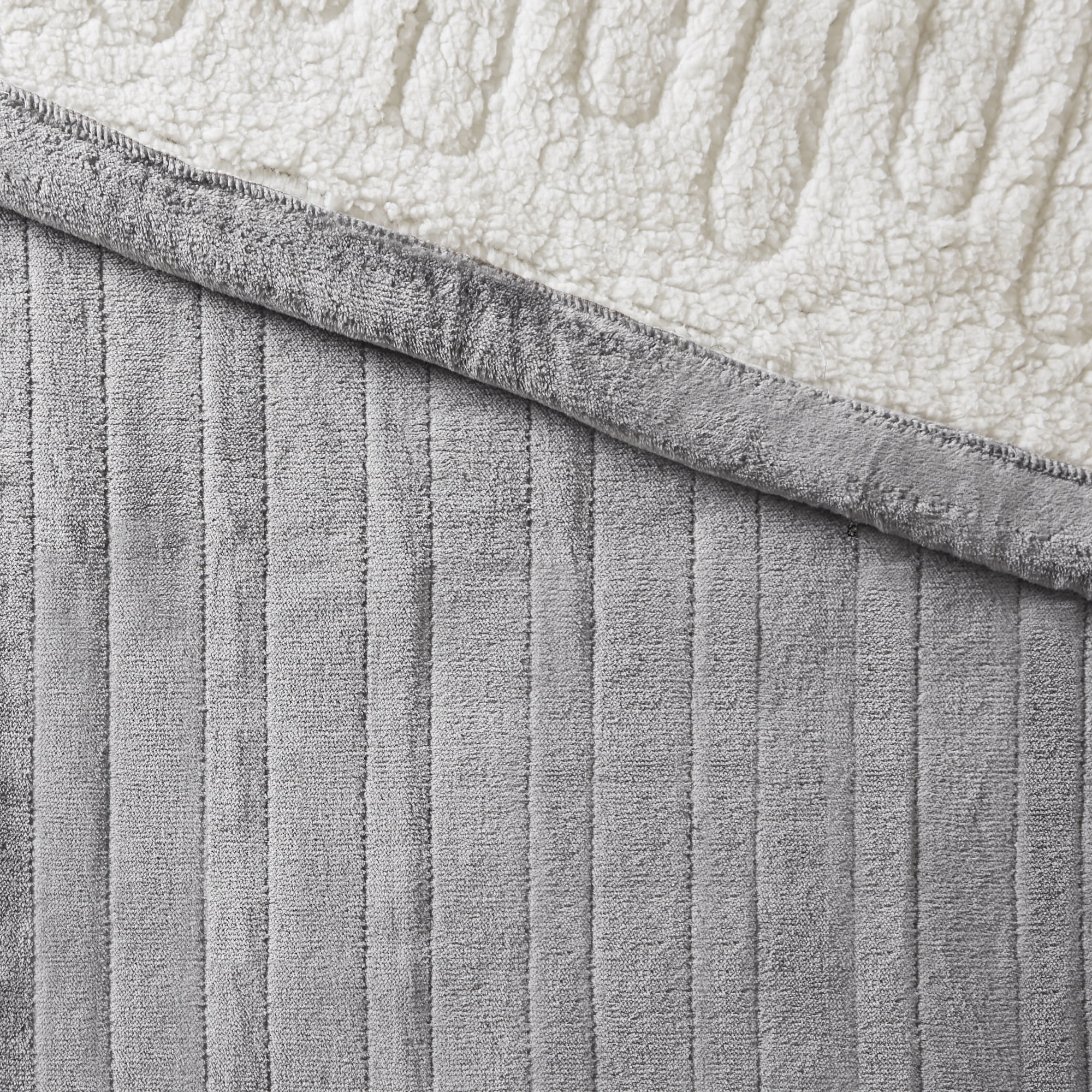 Woolrich Ultra Soft Knitted Electric Blanket w/Auto Shutoff -  King,  Grey